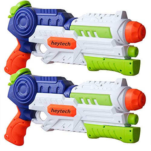 heytech-2-Pack-Super-Water-Gun-Water-Blaster-1200CC-High-Capacity-Water-Soaker-Blaster-Squirt-Toy-Swimming-Pool-Beach-Sand-Water-Fighting-Toy